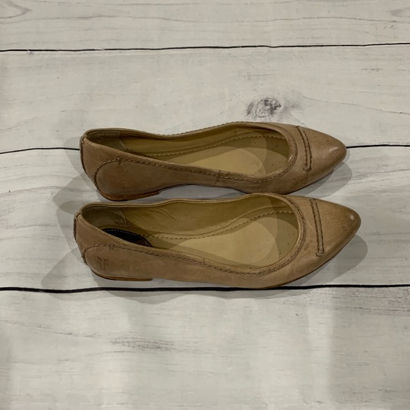 FRYE Pointed Toe Ballet Flats - Sz6 - Picture 4 of 5